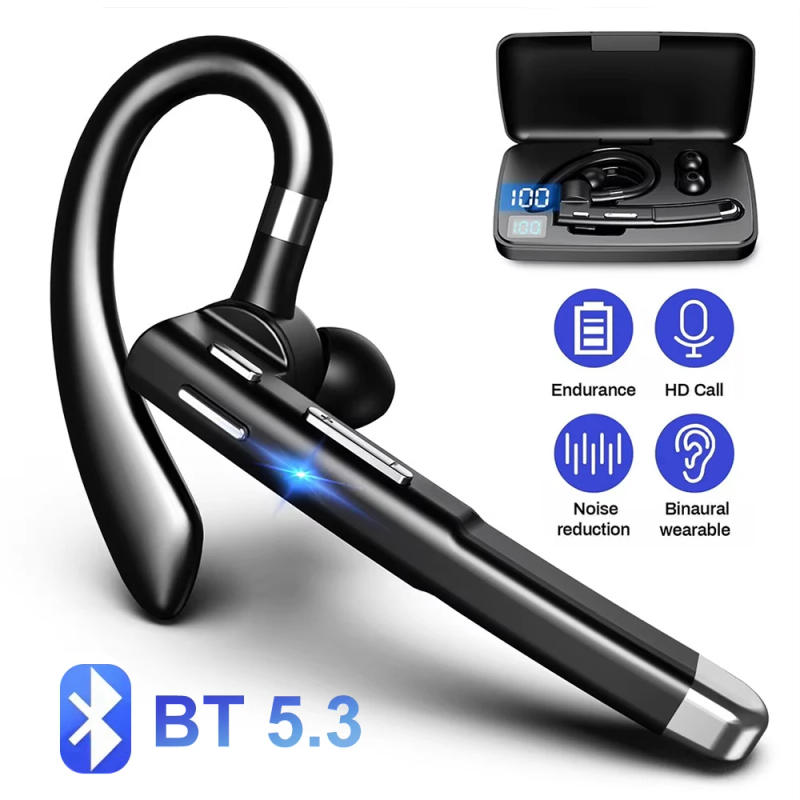 Description Picture 5 of itemNewest Wireless Headphones Business Bluetooth v5.3 Earphones Hands-free Call Mic Noise Cancelling Headset Earbuds for Driving