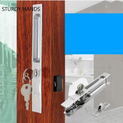 Type 90 Old-fashioned Sliding Door and Window Hook Lock Balcony Lock Buckle Kitchen Door Zinc Alloy Bolt Home Furniture Hardware