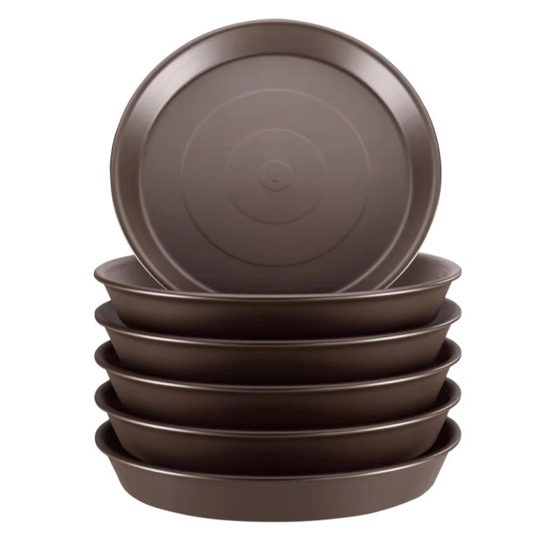 Description Picture 2 of item6 Packs Plant Saucer Plant Drip Trays, Plastic Plant Trays Pots, Heavy Duty Pot Drip Trays Indoors Outdoor