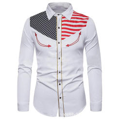 Tiki-camisas hawaianas para hombre, camisa de manga larga con estampado 3d, Tops casuales simples, ropa holgada de gran tamaño, novedad de 2024