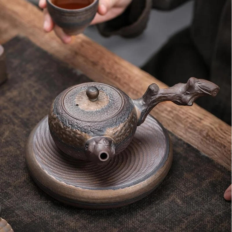 Description Picture 5 of itemStoneware Tea Stove Set Ceramic Teapot Heated Base Tea Warmer Tea Making Utensils Kettle Kung Fu Teaware Teas Infuser Teapots