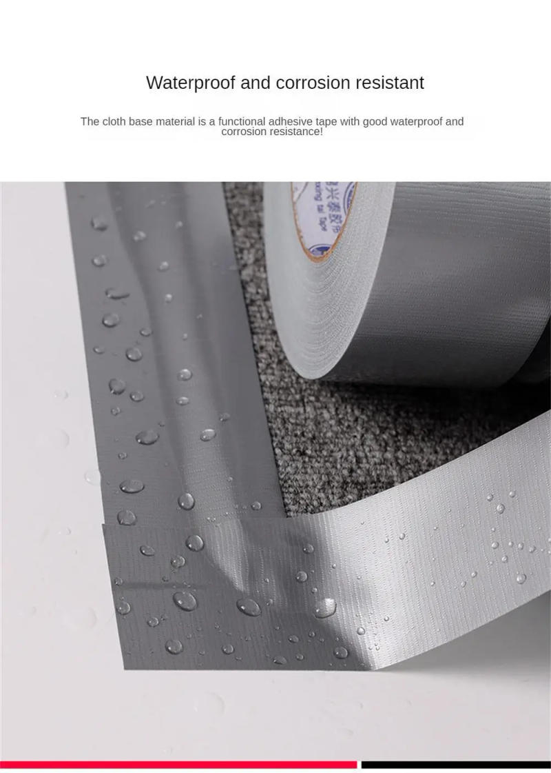 Description Picture 2 of itemStrong Viscosity Waterproof Cloth Duct Tape Home Decor Carpet Floor Duct Repari Polyethylene Tapes Easy To Torn No Trace Tapes