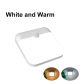 white and warm