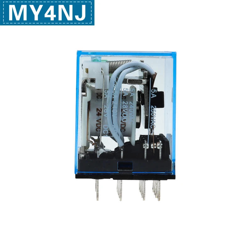 Description Picture 5 of item10PCS MY4NJ HH54P MY4N-J 14 Pin AC/DC 6V 12V 24V 36V 48V 110V 220V Mini Relay Intermediate Electromagnetic Relay