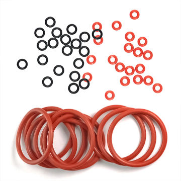 50PCS/SET Silicone O-ring Sealing Gasket For Coffee Machines O-Ring Seals Maintenance Set Compatible Coffee Machines Accessories