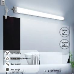 LED Tube Lighting Fixture Super Bright For Bedroom Toilet Kitchen Cabinet Tube Home Decoration With Connect Cable Ceiling Light