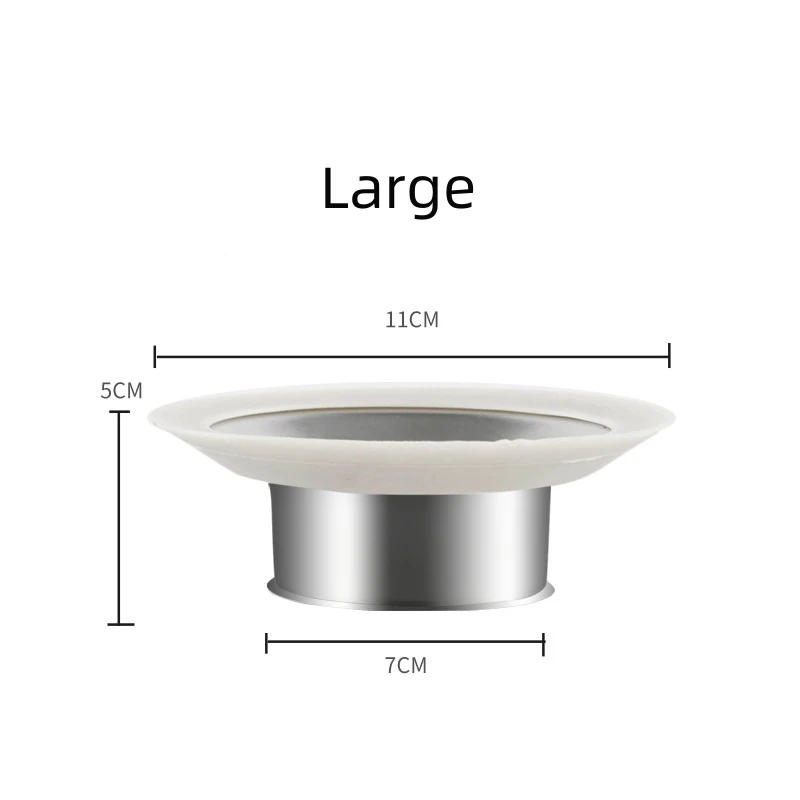 Description Picture 3 of item1PC Toilet Deodorizer Stopper Squatting Pan Anti-smell Plug Stainless steel Bathtub Sewer Pipe Anti-blocking Cover for Bathroom