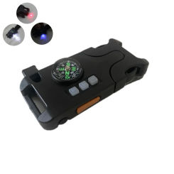 Paracorde 4mm 7 in 1 Laser Flashlight  Survival Paracord Bracelet Buckle Hand-woven Infrared Equipment Camping Survive Tool