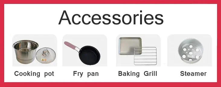 Description Picture 3 of item220V 3 In 1 Electric Breakfast Machine Household Bread Toaster Baking Oven FryIng Pan Hot Pot Boiler Food Steamer