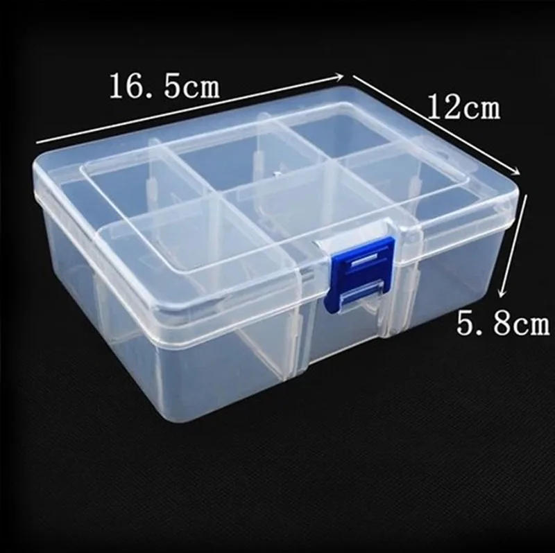 Description Picture 6 of itemMulti Grids Plastic Detachable Storage Boxes Bins for Tools&Jewelry&Fishing Gear&Screw Desk Organizer cajas de madera