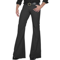 Flare Pants Men Spring Solid Color Daily Simple Classic Trousers Chic Comfortable Hip Hop Mopping Bottoms Disco Flared Pants