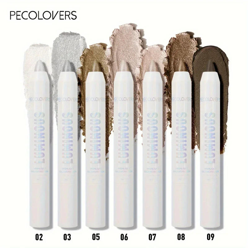 Description Picture 2 of item1PC Glitter Eyeshadow Helight Pen, Natural Look, Lasting Eyeshadow Pencil Highlighter Stick Eyes Makeup Tools