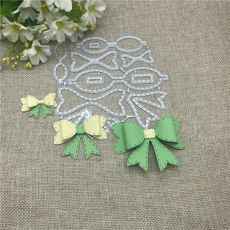 Description Picture 3 of itemBow tie Frame Metal Cutting Dies Stencils For DIY Scrapbooking Decorative Embossing Handcraft Template