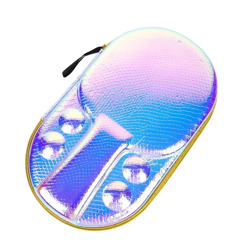 Description Picture 3 of itemLoki Table Tennis Racket Case Leatherwear Ping Pong Box High Quality Glossy Table Tennis Rackets Bag with Zipper Storage Racket