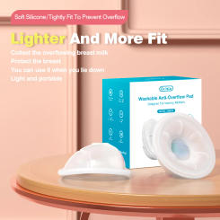 2pcs Wearable Milk Saver for Breastfeeding Manual Breastmilk Collector Silicone Breast Shell Milk Collection Cup