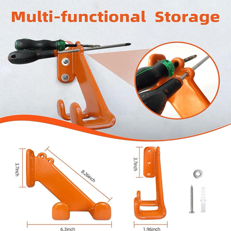 Description Picture 6 of item1pc Hook Heavy Duty Chainsaw Hook Wall Mount Chainsaw Stand Garage Chainsaw Storage Garden Power Tools Accessories