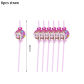 6pcs straw