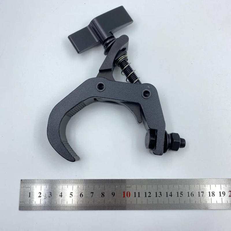 Description Picture 3 of item10pcs Stage Clamp Truss Mount DJ Lighting Effect Machine Aluminum Alloy Hook Moving Head Holder Heavy Duty Tube Tent Claw Hanger