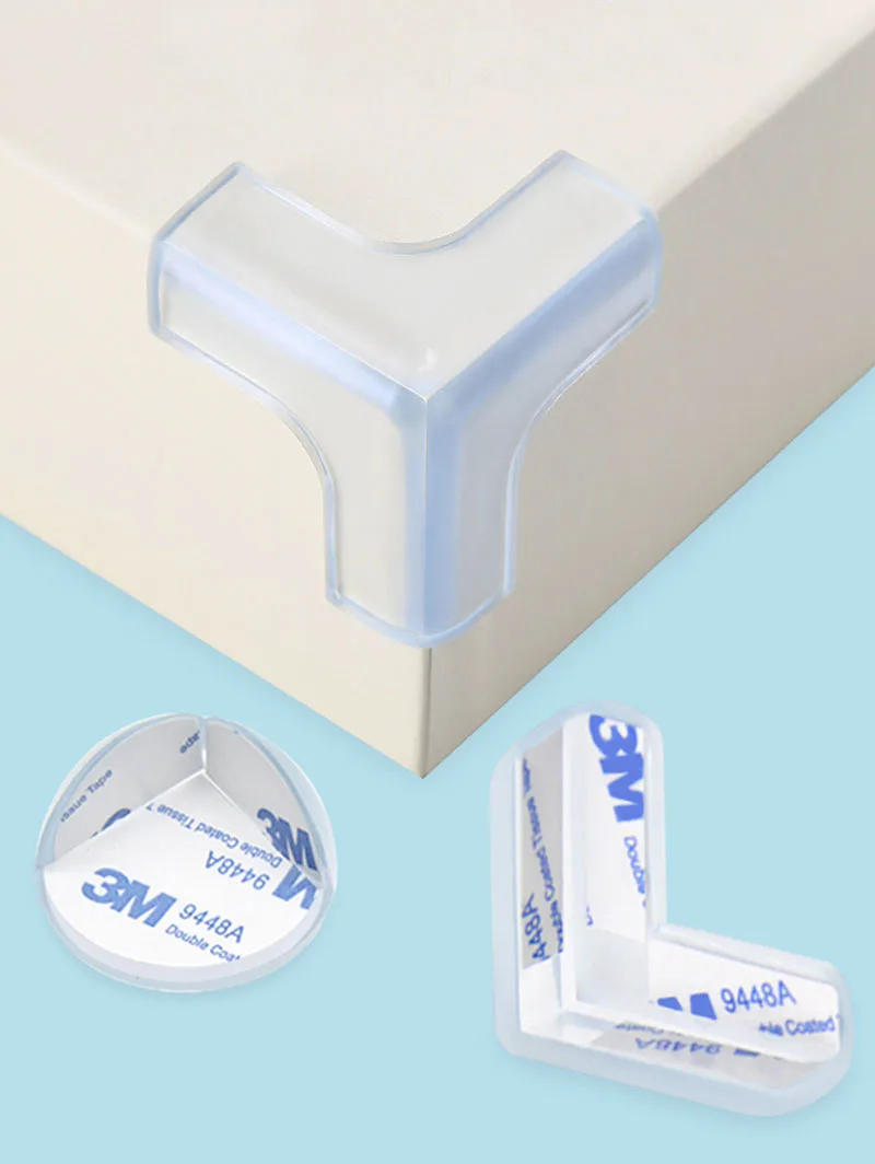 Description Picture 4 of item4Pcs/10PCS Children Baby Safety Silicone Protector Table Corner Edge Protection Cover Children Anticollision Edge Guards