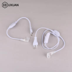 EU Plug For 220v COB LED Strip Power Supply Plug Fast Connector With Button Switch Cable For IP67 10mm COB Strip