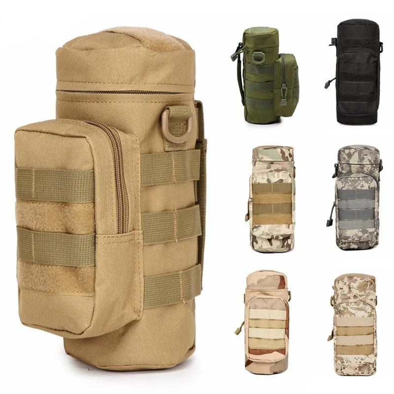 Description Picture 3 of itemTactical Camouflage Water Bottle Bag EDC Outdoor Molle Water Bottle Bag Army Enthusiast Climbing Hiking Water Hanging Bag
