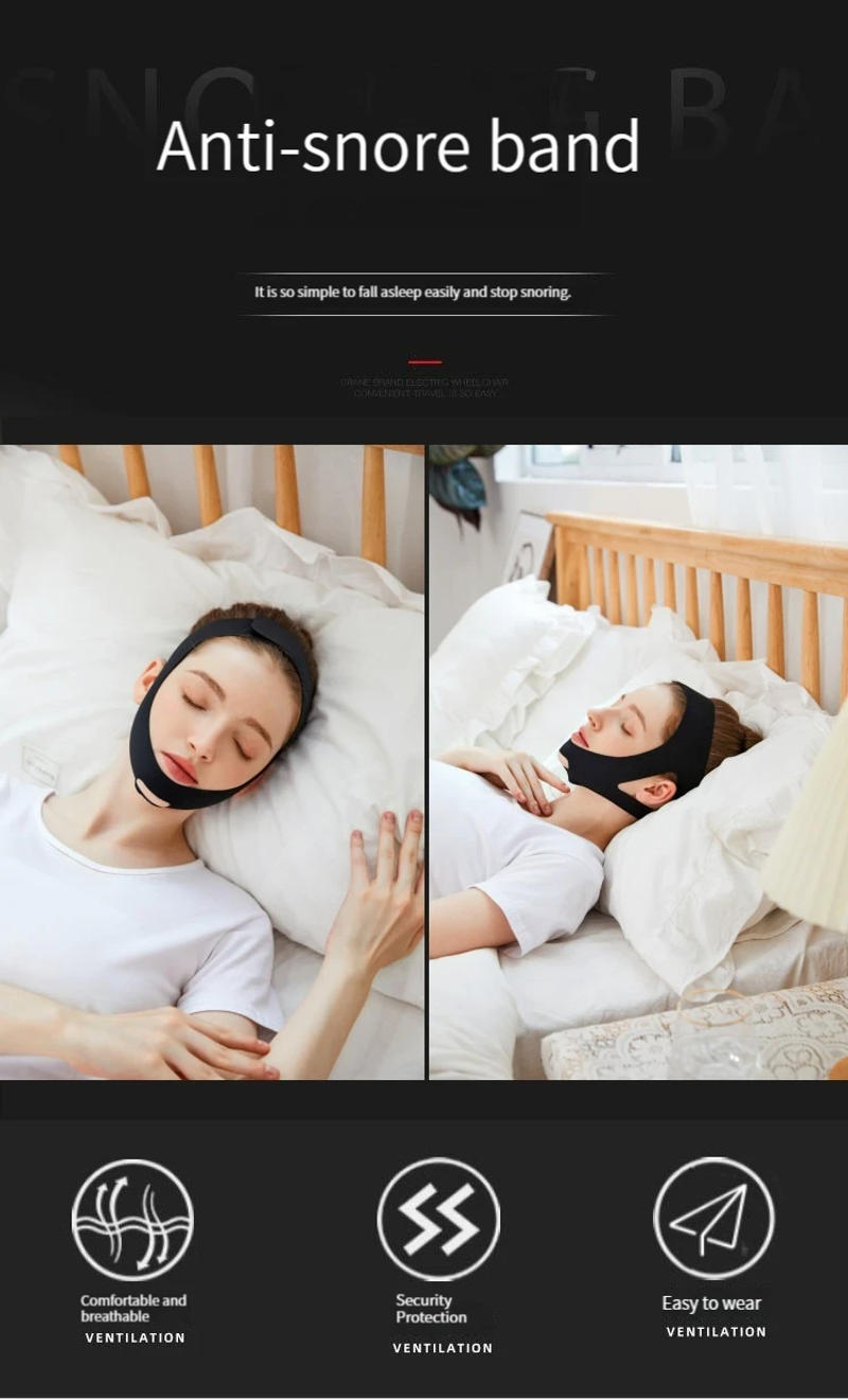 Description Picture 2 of itemMouth Breathing Corrective Belt Anti Snoring Drag Chin Strap Support Strap To Prevent Dislocation Of The Jaw