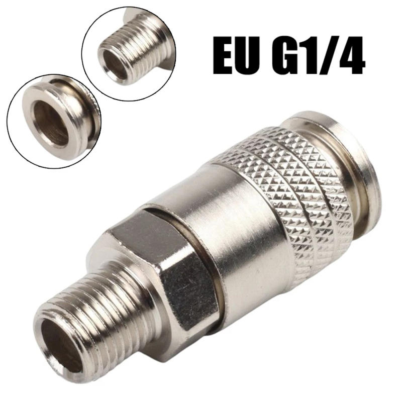 Description Picture 6 of itemTools Parts Air Tools Pneumatic Connector Thread Female Head Quick Type Male Thread Pneumatic Coupler Coupling Connector Fitting