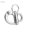 dophee 1pc Stainless Steel Swivel Shackle Quick Release Boat Anchor Chain Eye Shackle Swivel Snap Hook for Marine Architectural