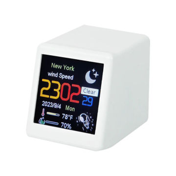 Xiaomi Youpin Smart Version Weather Station Electronic Desktop LED LCD Digital WiFi Table Clock Electronic Weather Station New