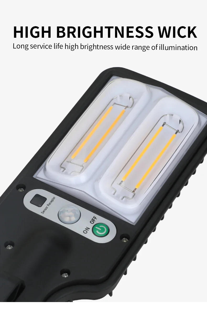 Description Picture 6 of itemSolar Tungsten Lights Outdoor With 3 Mode Waterproof Motion Sensor Security Lighting LED Wall Street Lamp for Garden Patio Path