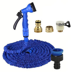Home Garden Watering Hose High-Pressure Car Wash Clean Water Gun Expandable Magic Water Pipes Gardening Tools Universal Adapter