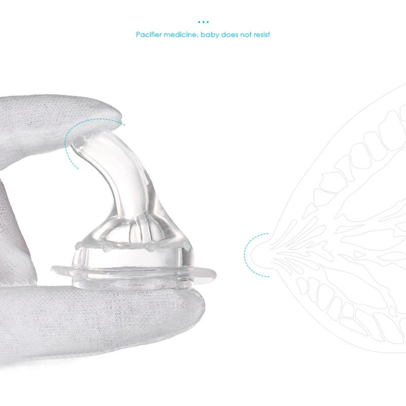 Description Picture 6 of itemNew Feeding Utensils Needle Feeder Squeeze Medicine Dropper Dispenser Pacifier Baby Kids Smart Medicine Dispenser Multi-colors