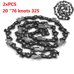1 Piece 20" Chain Saw 76 Drive Chain Link Replacement Mill Tear Chain Saw Blade Pitch 3 / 8 Pitch Specification Cutting Saw