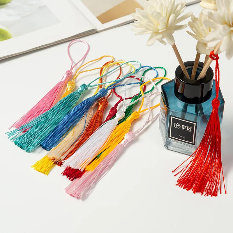 Description Picture 2 of item10pcs/Lot 14cm Polyester Tassels Fringe Cotton Tassels Trim For Sewing Curtains Accessories DIY Home Wedding Decoration