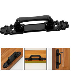 1pc Antique Door Handles Sliding Barn Handle Cabinet Wardrobe Pulls Interior Door Handle Furniture Hardware Accessories