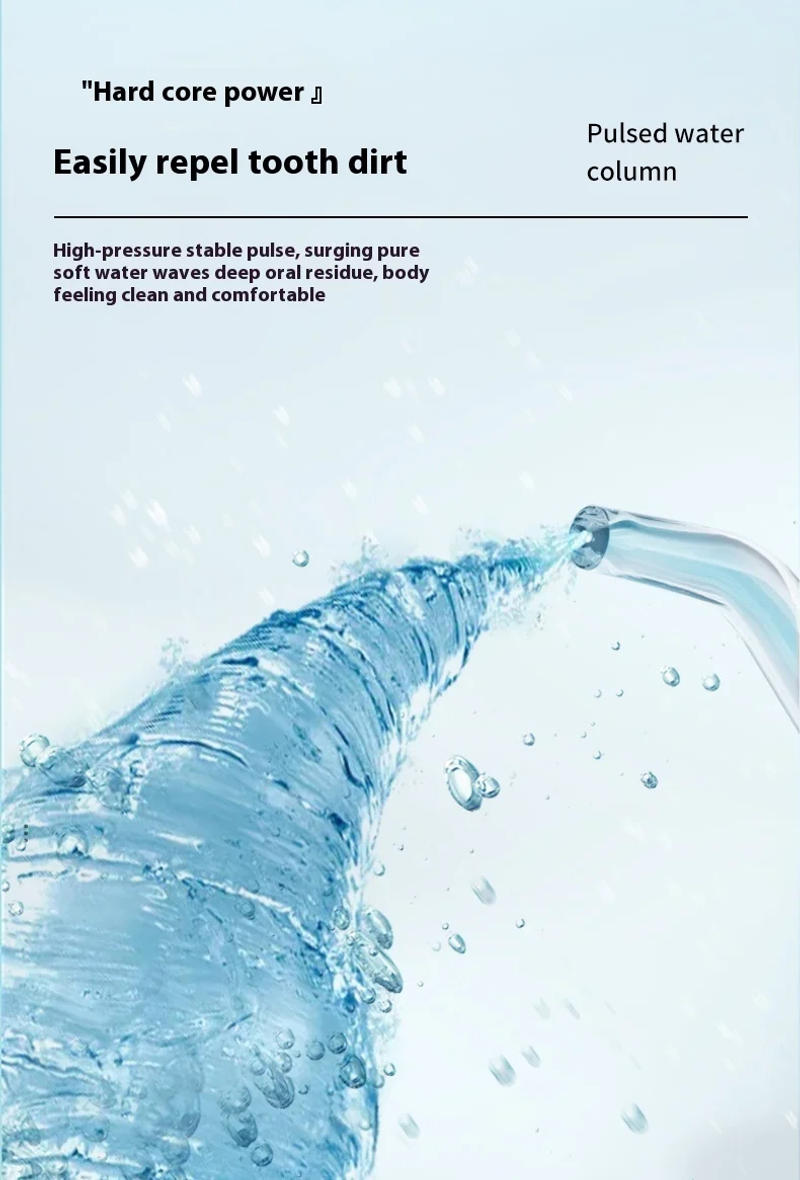 Description Picture 4 of itemElectric portable household dental cleaner, USB rechargeable oral cleaning and rinsing device, 4 modes of dental irrigator