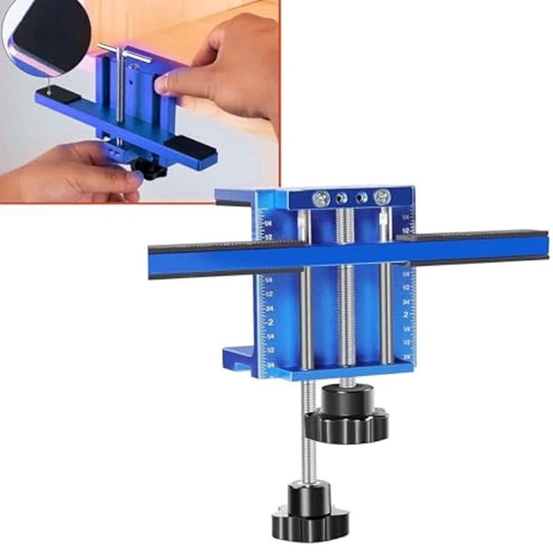 Description Picture 6 of itemCabinet Door Mounting Jig Hinge Hardware Tool Support Arm Clamp Easy Installation Durable