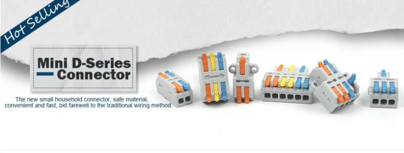 Description Picture 3 of itemQuick Multi-circuit Splicing Butt Wire Connector Terminal Block Compact Electrical Connectors Home Junction Box 222 223