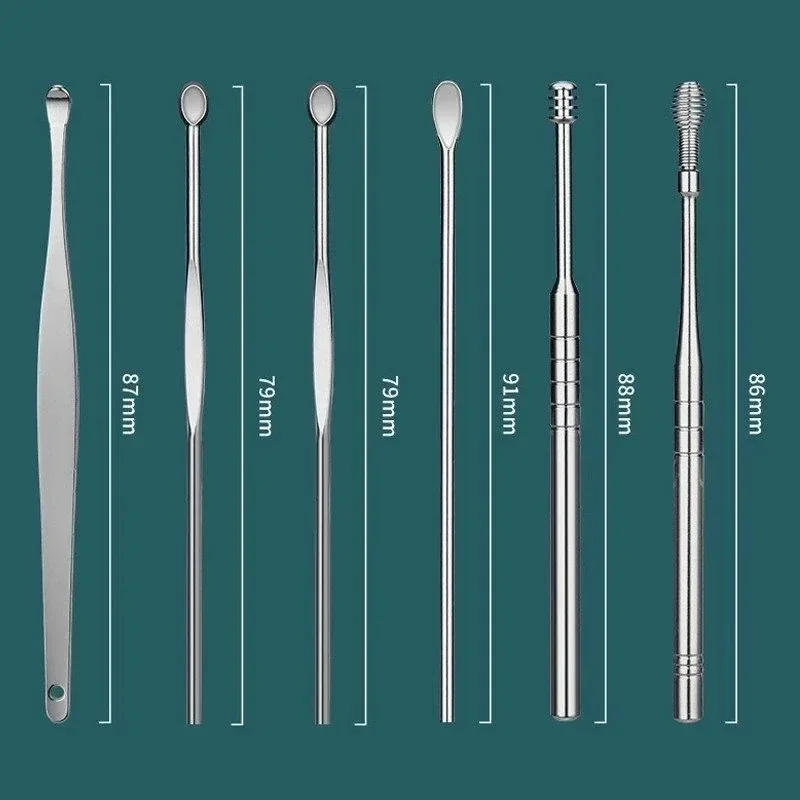 Description Picture 3 of itemEar Wax Cleaner Earwax Removal Tool Pick Digging Artifact Earpick Cleaning Ears Remover For Clean Your Kit Gadgets New