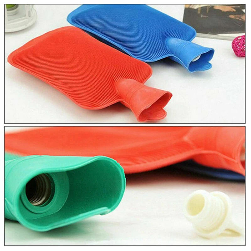 Description Picture 5 of itemThick Hot Water Bag Rubber Winter Warm Hot Water Bag Hand Warmer Girls Pocket Hand Feet Warm Water Bottle, 1 Pack