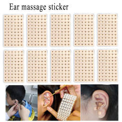 600pcs Ear Care Ear Acupuncture Massage Therapy Needle Patch Seeds Sticker Auricular Auriculotherapy Vaccaria