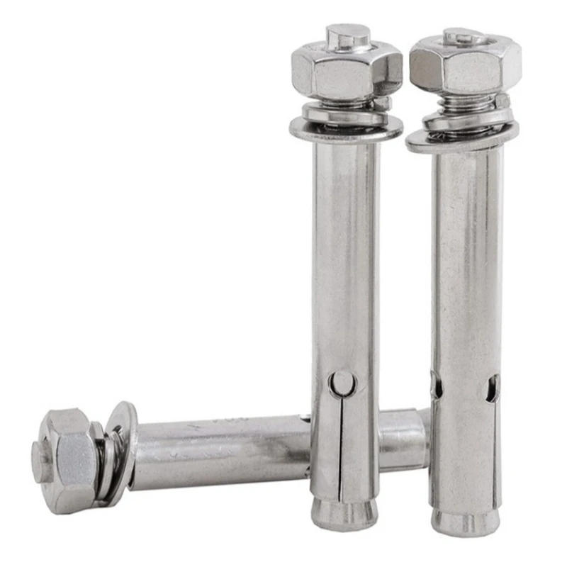 Description Picture 6 of item316 A4 Stainless Steel Expansion Screw Anchors Bolt for Concrete M6 M8 M10 M12 Wall Anchor Screw Fastener