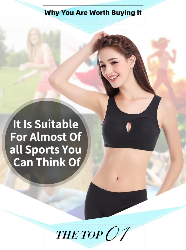 Description Picture 6 of itemS-5XL Sports Bra Women Cotton Push Up Underwear Gym Jogging Crop Top Female Tops Yoga Vest Sport Bras for Women Sutian Feminino