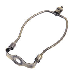 Lighting Accessories Portable Lamp Bracket Harp Holder Iron Lanterns Desk Frame Horn Alloy Plating for Lampshade Child