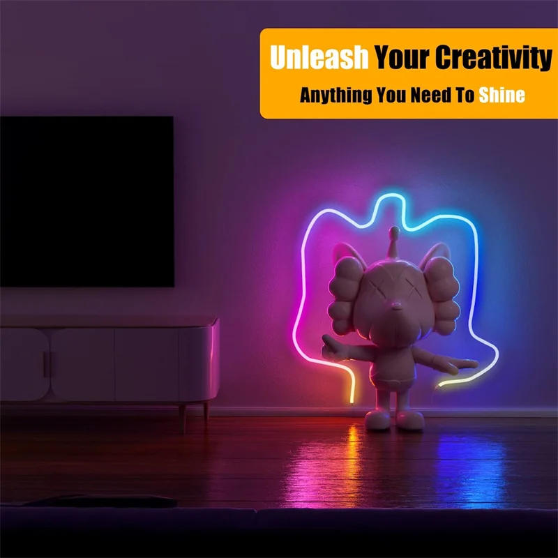 Description Picture 5 of itemTuya Neon Rope Lights, RGBIC LED Neon Rope Light Strip With Remote Music Sync Smart App Lamp Works with Alexa Google Assistant