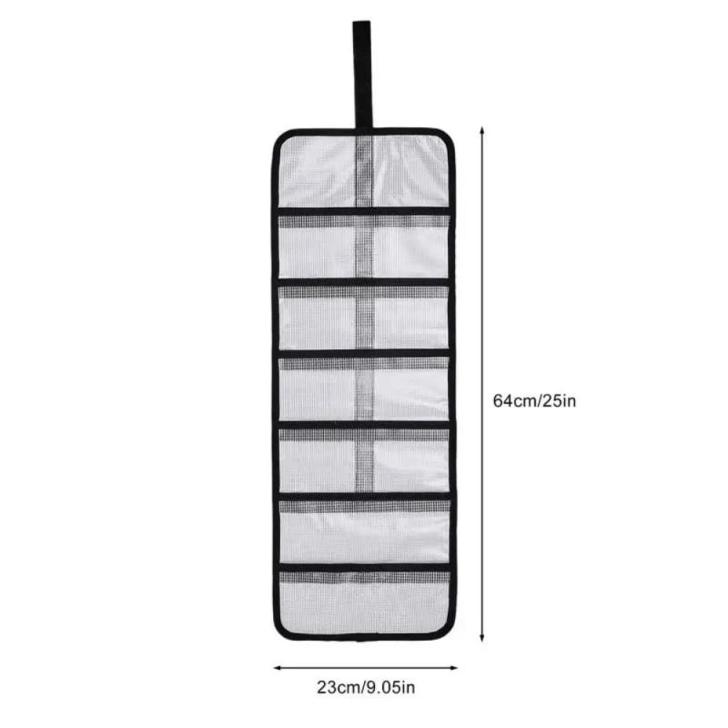 Description Picture 2 of itemWaterproof Fishing Lure Organizer Protective Wrap Multi-Pocket Fishing Bait Bags PVC Lure Storage Tackle Organizer Bag
