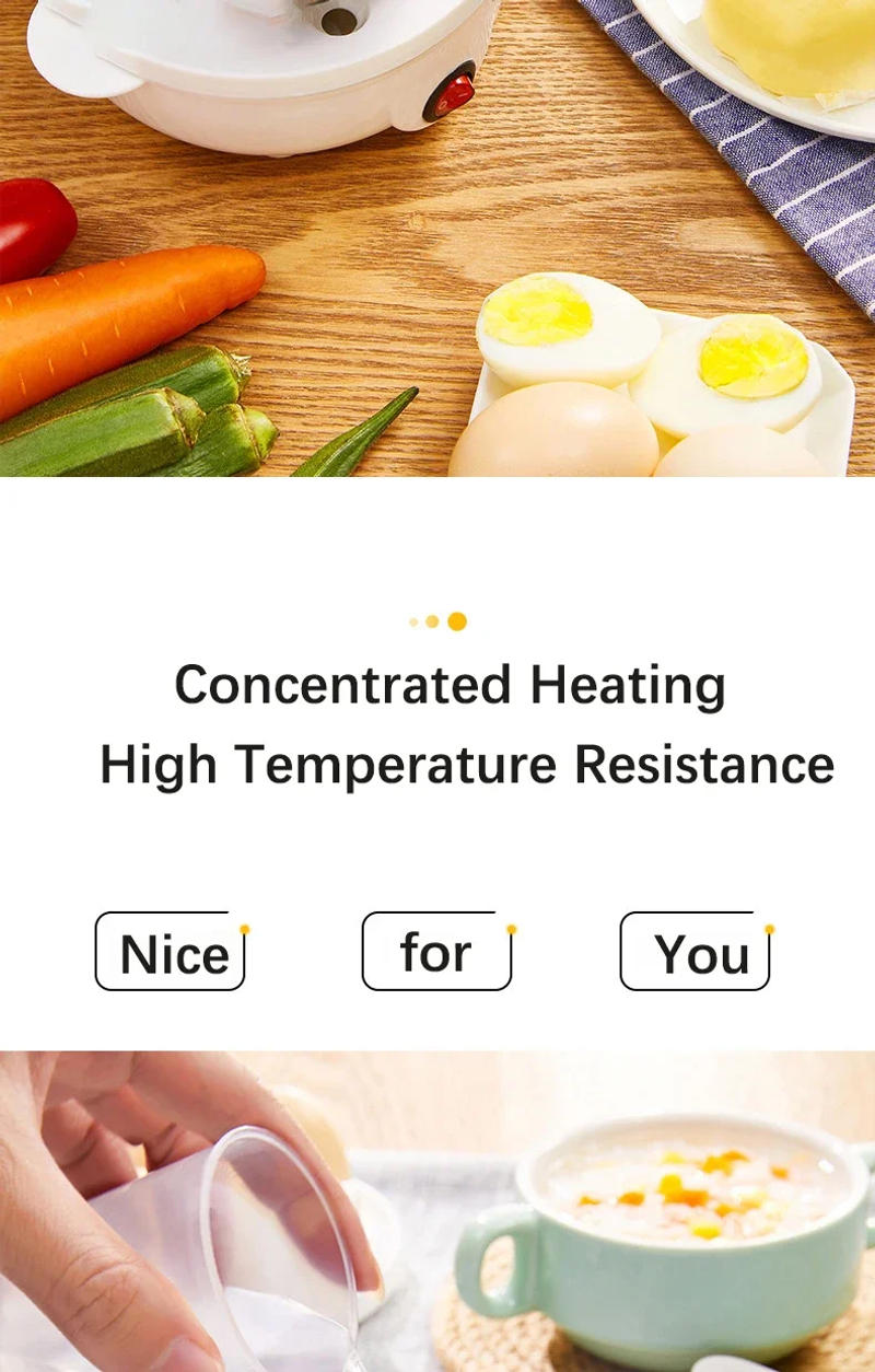 Description Picture 5 of itemMultifunction Electric Egg Cooker Double Layers Egg Boiler Corn Milk Rapid Breakfast Cooking Egg Steamer Appliances Kitchen