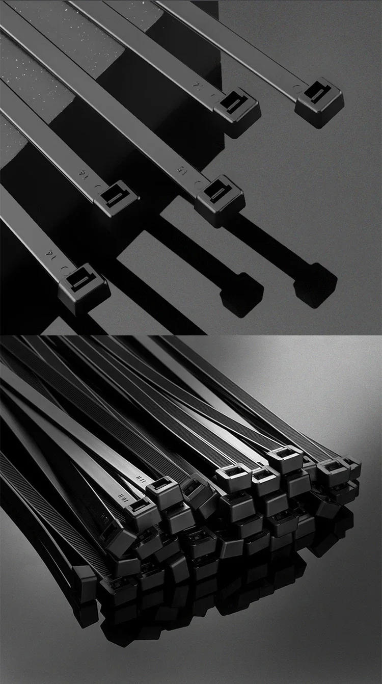 Description Picture 6 of itemPack of 1000/250Pcs Nylon Cable Tie Self-locking Wire Zip Ties Set Kit 3*100 3*150 4*200 Supply Fasteners Hardware Cable Ties