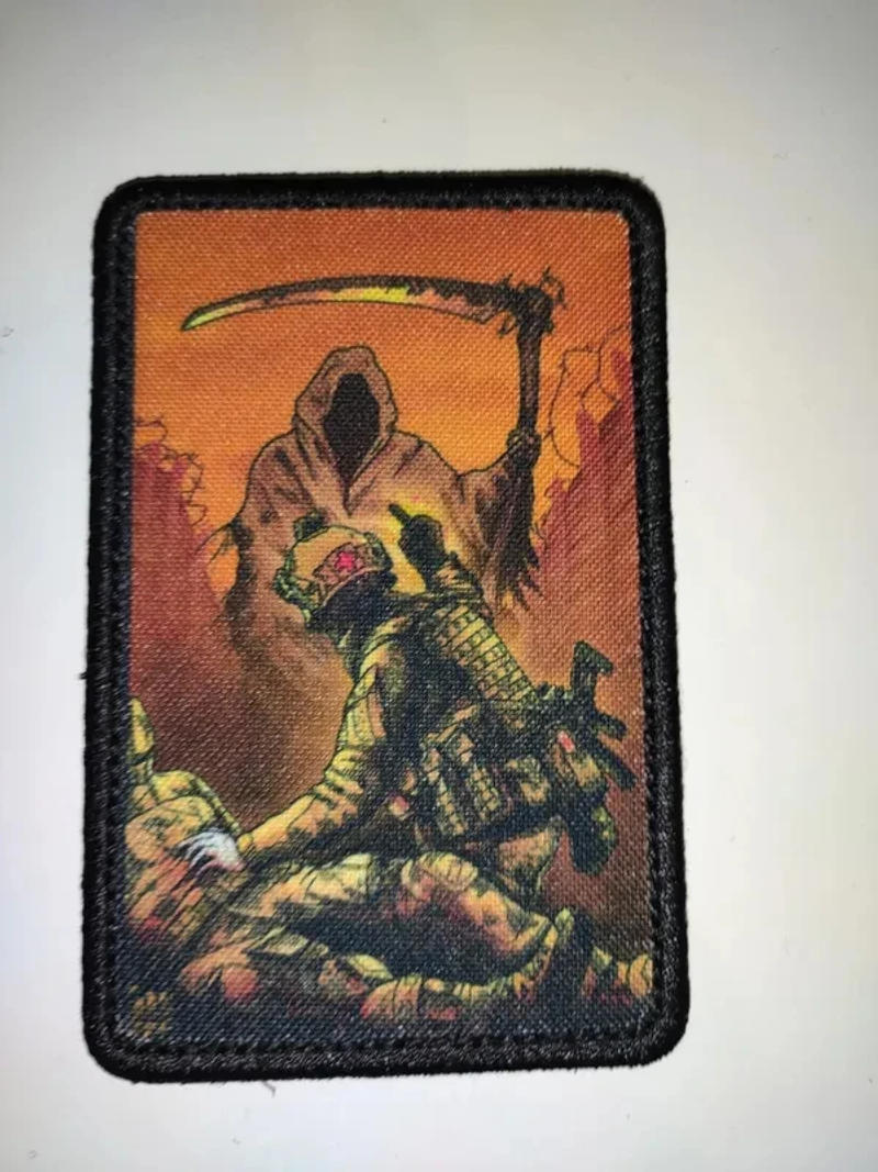 Description Picture 4 of item"not today" Morale tactics Patch Medical Hook&Loop Patch Military Aid Army Badge Armband Printed Tactical Backpack Stickers