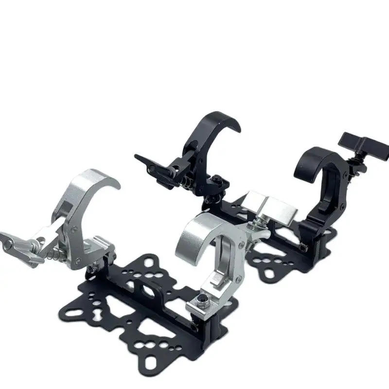 Description Picture 3 of itemHeavy Duty Clamp Fold Hook Moving Head Light Dual Clamps Aluminum Truss Mounting Claws For Beam 230W 200W 5R 7R Stage Lights DJ